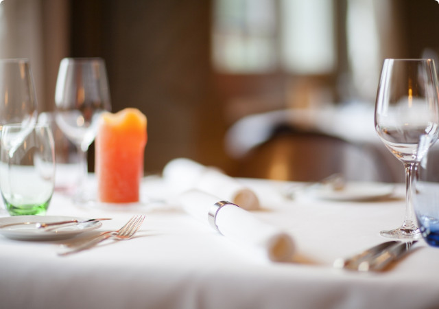 Restaurant au premier – Gedeckter Tisch